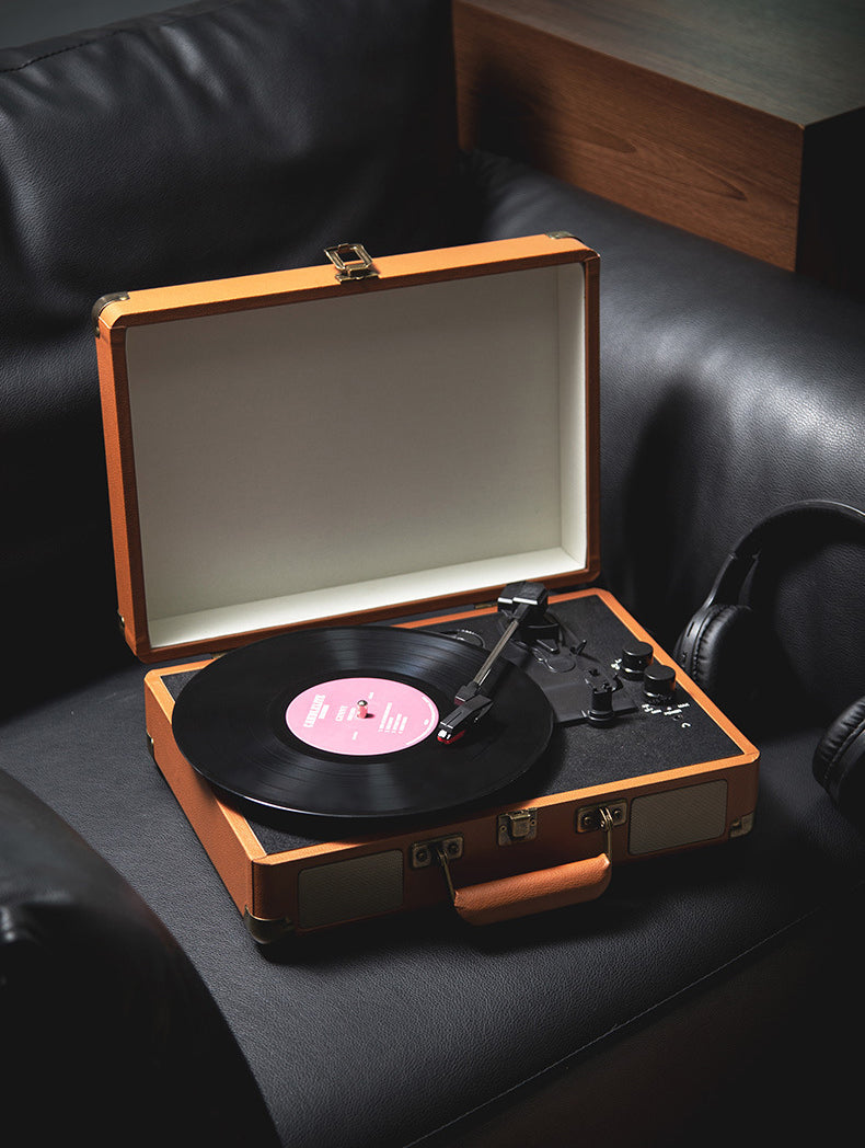 Turntable record player (Candy Pink)